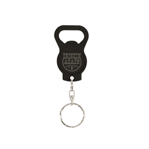 Drinking Again Bottle Opener Keychain