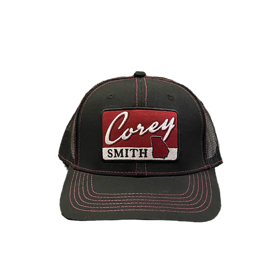 Black Georgia Logo Hat. Snapback.